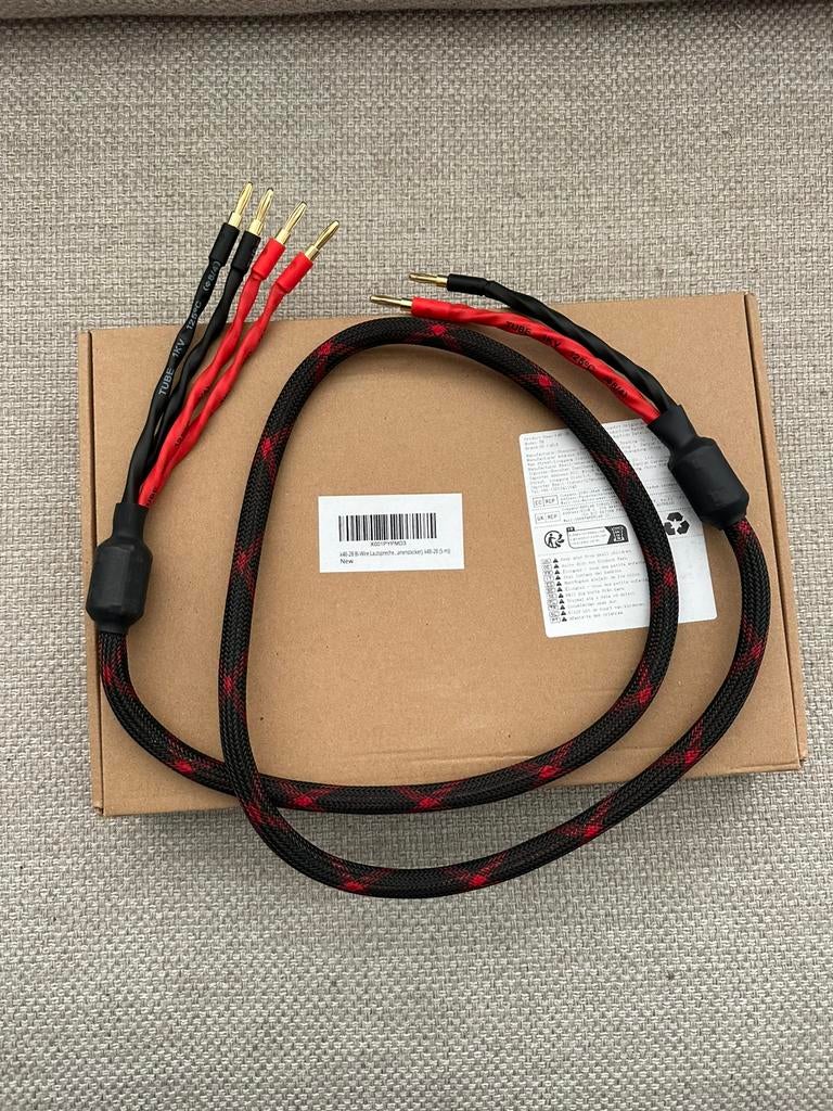 Speakerkabel bi-wire, Ophalen of Verzenden, Nieuw, Luidsprekerkabel