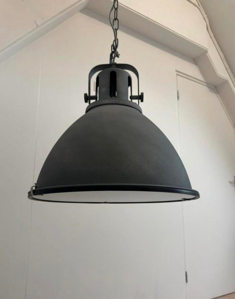 Industriële beton look hanglamp brilliant ø47, Ophalen, Zo goed als nieuw