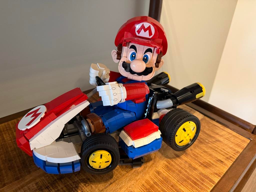 LEGO Super Mario Mario Kart: Mario en standaardkart 72037, Ophalen of Verzenden, Zo goed als nieuw, Overige merken