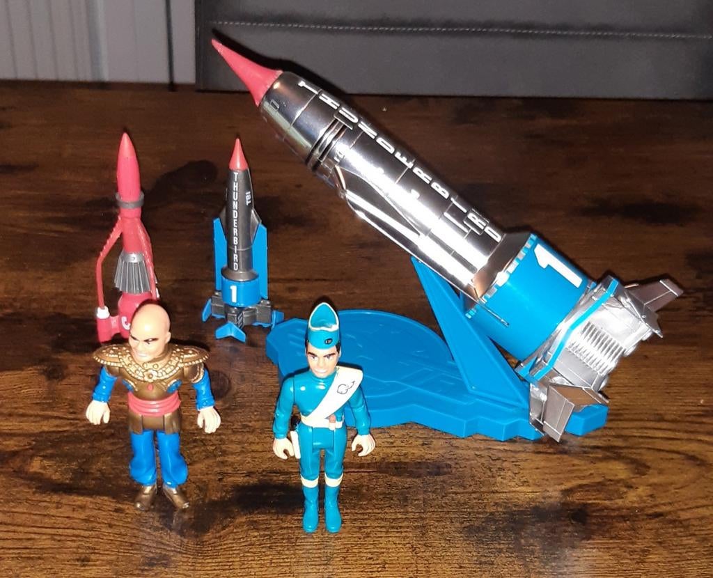 Thunderbirds Speelgoedset: Raketten en Figuren, Ophalen of Verzenden