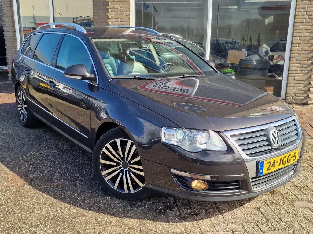 Volkswagen Passat Variant 2.0 TDI Highline - Leer - Cruise -, Auto's, Voorwielaandrijving, 4 cilinders, Bruin, Leder