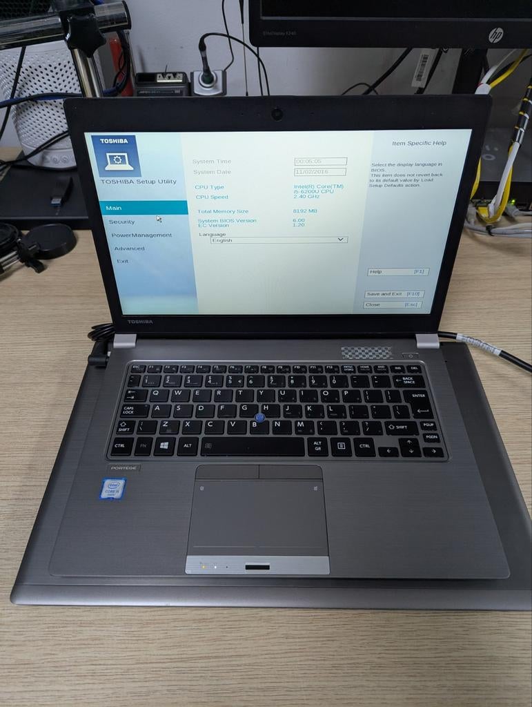 Toshiba Portege Z30 - Werkend, voor onderdelen (8GB RAM), Toshiba, 2 tot 3 Ghz, Qwerty, 1-1, Shibaura 1-chome, Minato-ku, Tokyo 105-8001, Japan