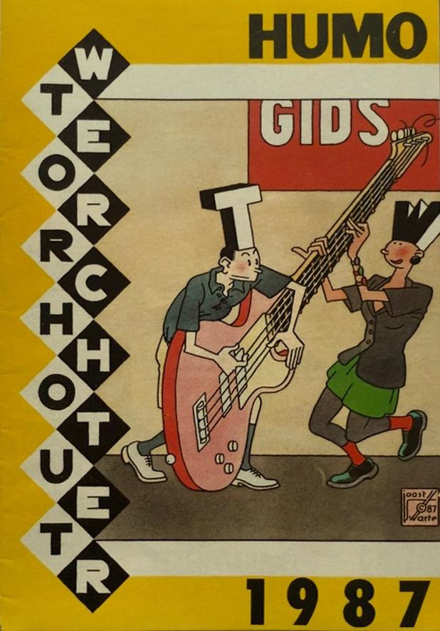 HUMO bijlage Torhout Werchter 1987 - Joost Swarte, Eén stripboek, Nieuw, Ophalen of Verzenden, Joost Swarte