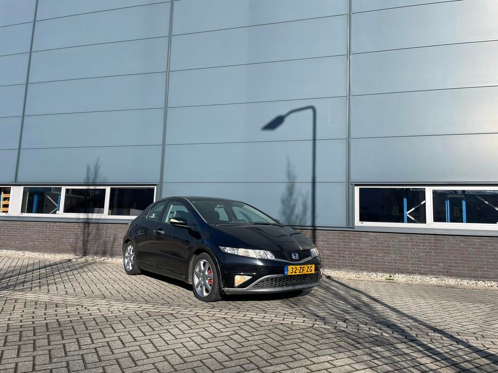 Honda Civic 1.8I vtec sport 5DR 2008 Zwart, Voorwielaandrijving, 15 km/l, 4 cilinders, Origineel Nederlands