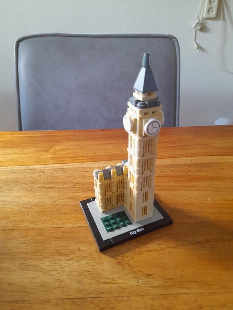 LEGO Architecture Big Ben 21013, Ophalen of Verzenden, Zo goed als nieuw, Complete set, Lego
