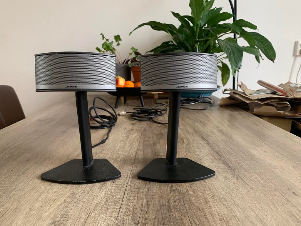 2 Bose Compenion 5  Speakers met Stands, Ophalen of Verzenden, Gebruikt, Bose