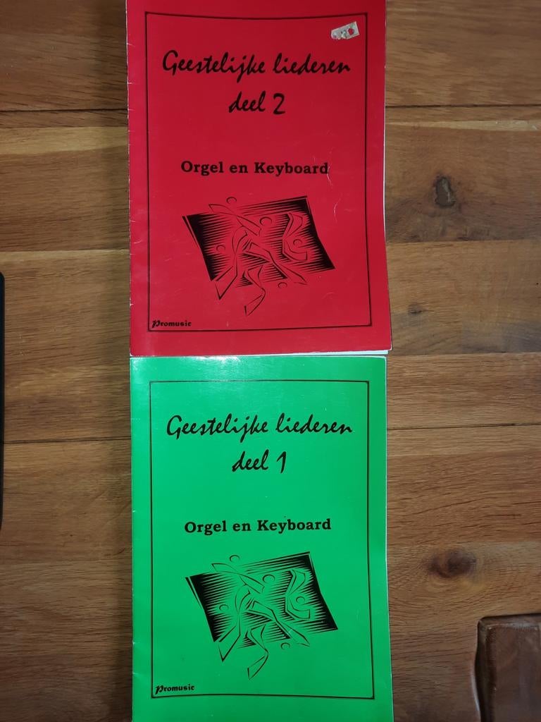 Geestelijke liederen voor orgel en keyboard, deel 1+2, Muziek en Instrumenten, Gebruikt, Ophalen of Verzenden, Thema, Religie en Gospel