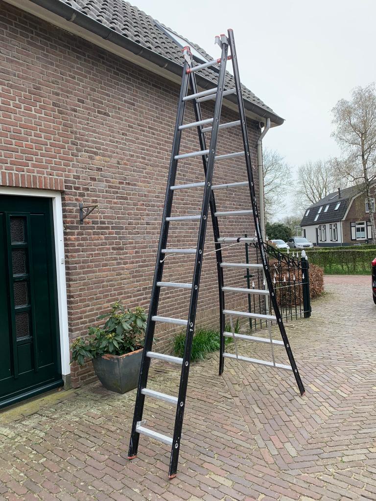 Altrex reformladder, Doe-het-zelf en Verbouw, Ladders en Trappen, Ophalen, Gebruikt, Ladder, Opvouwbaar of Inschuifbaar