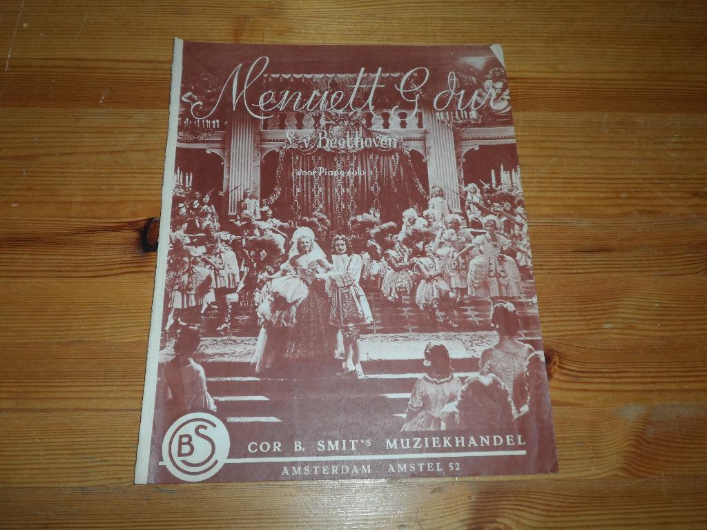 Beethoven - menuett g dur, Gebruikt, Klassiek, Ophalen of Verzenden, Viool of Altviool