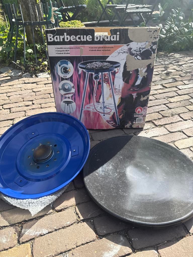 Barbecue braai voor thuis of op de camping, Tuin en Terras, Gasbarbecues, Zo goed als nieuw, Ophalen