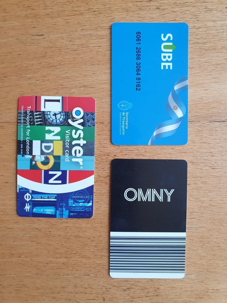 Openbaar vervoer kaarten voor Londen, New York en Argentinië, Tickets en Kaartjes, Twee personen, Met bestemming of datum