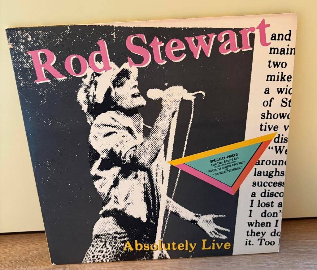 Rod Stewart. Absolutely live, Ophalen of Verzenden, Zo goed als nieuw, 12 inch
