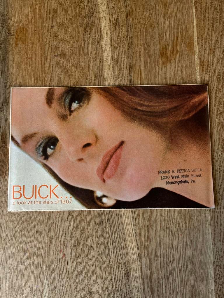 1967 Buick brochure, Ophalen of Verzenden, Zo goed als nieuw, Overige merken