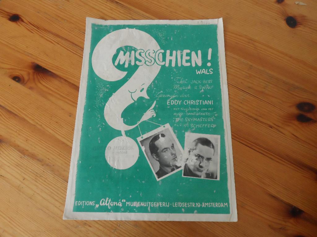 Misschien - R. Swing / Jack Bess, Muziek en Instrumenten, Bladmuziek, Gebruikt, Gitaar, Ophalen of Verzenden, Artiest of Componist