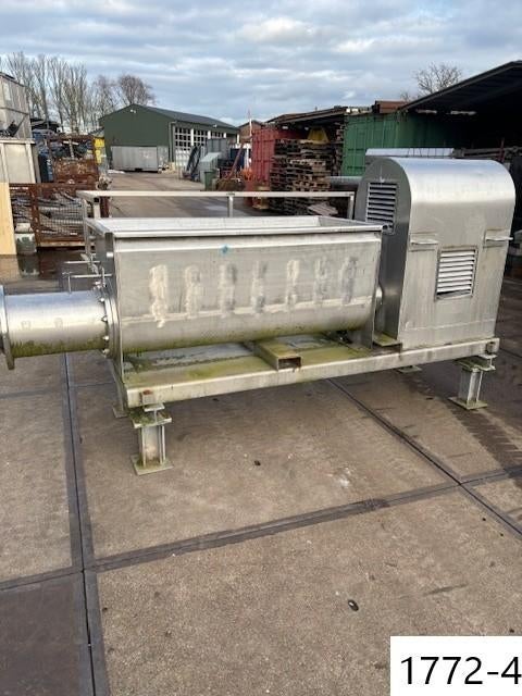 1772. Rvs vijzels / vijzel / schroef / transportschroef, Ophalen, Gebruikt