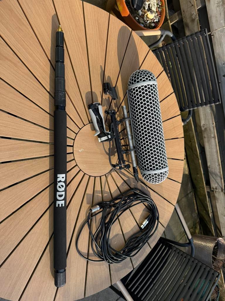 Rode NTG3 Set, amper gebruikt., Ophalen of Verzenden, Zo goed als nieuw, Studiomicrofoon