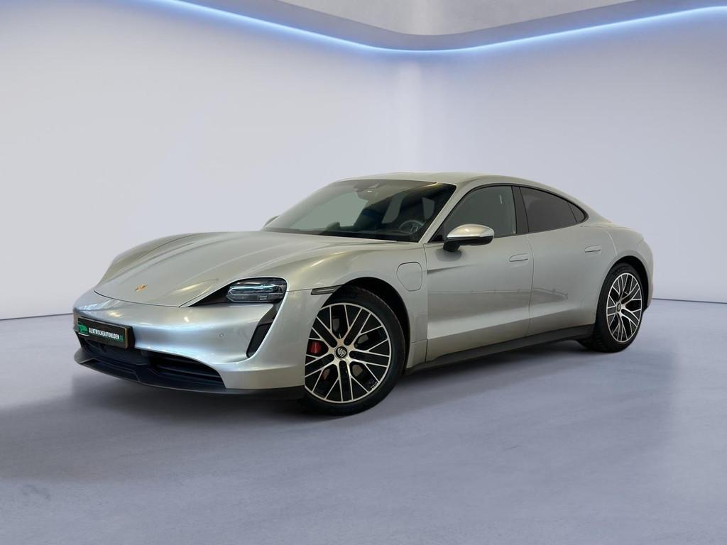 Porsche Taycan 4S 79 kWh|NAP| SPORTCHRONO|DEALER ONDERHOUDEN, Auto's, 435 pk, Gebruikt, Zwart, 71 kWh
