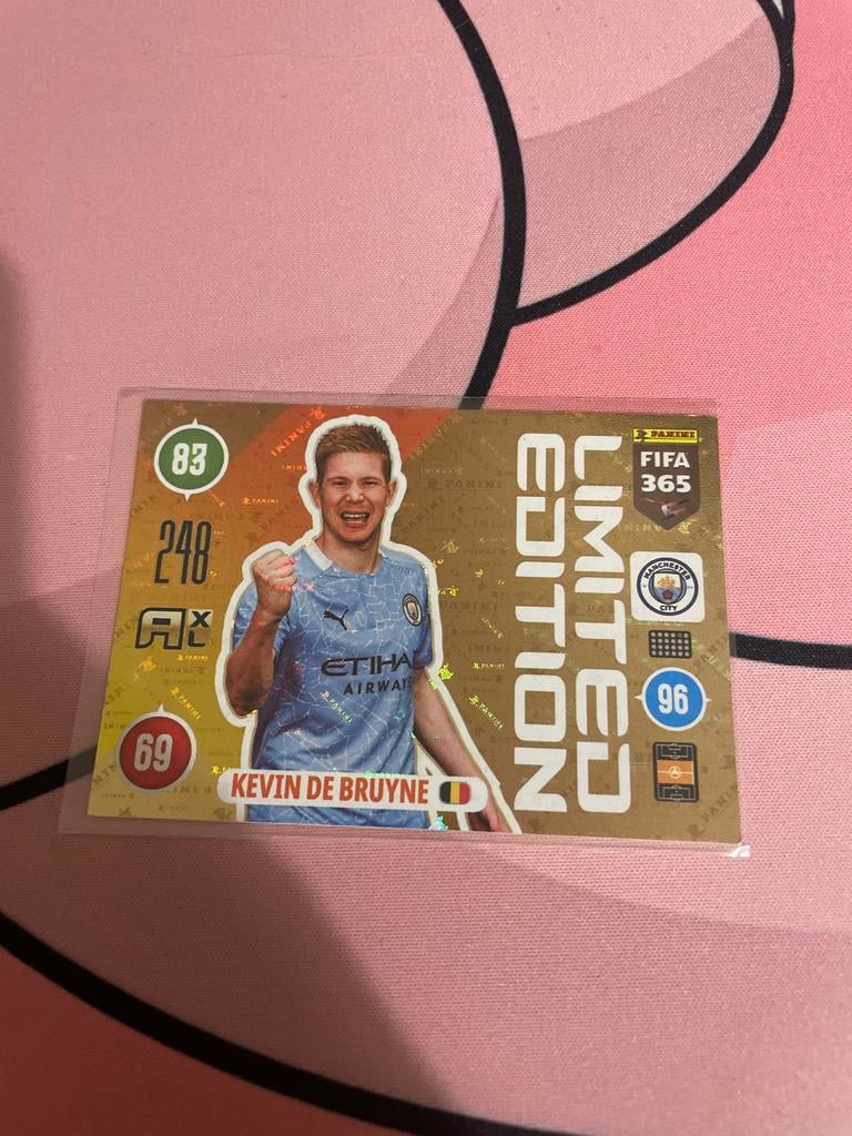 Limited Edition Kevin De Bruyne kaart, Ophalen of Verzenden, Zo goed als nieuw, Buitenlandse clubs, Spelerskaart
