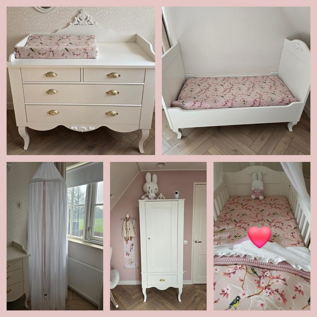 Complete babykamer Kidsmill Romance, Ophalen, Zo goed als nieuw, Meisje