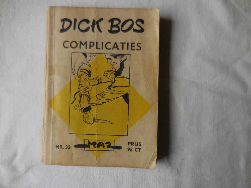 Dick Bos verhaal nr.33, Alfred Mazure, Eén stripboek, Ophalen, Gelezen