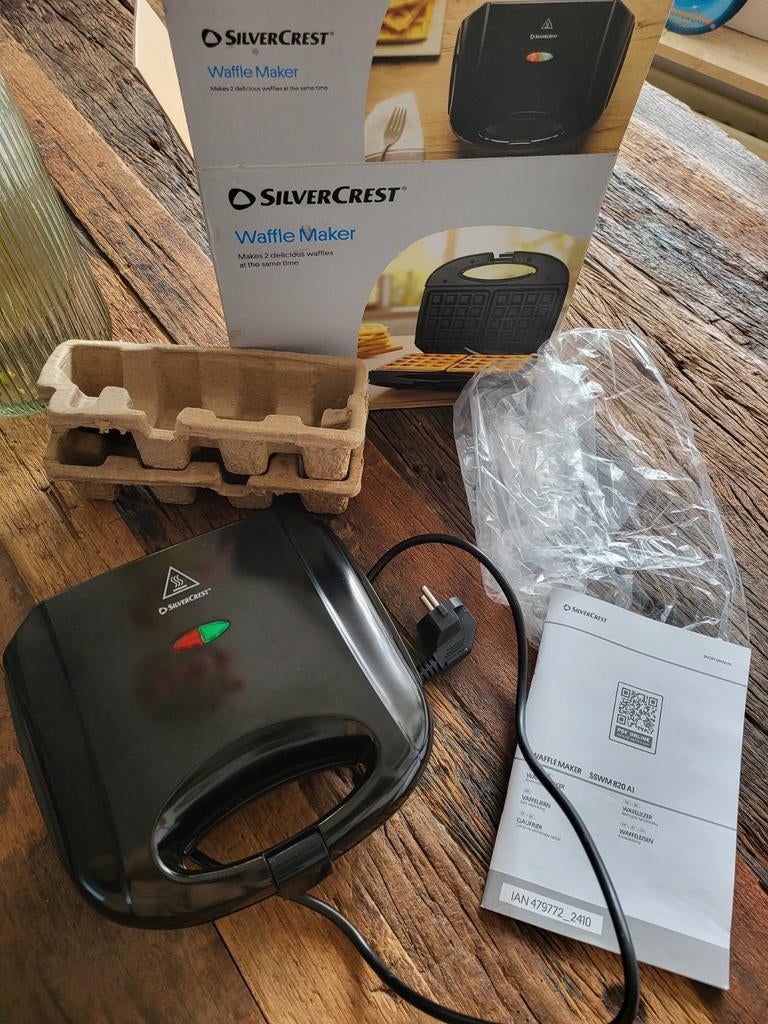 SilverCrest Wafelijzer - Zo goed als nieuw, Ophalen of Verzenden, Zo goed als nieuw