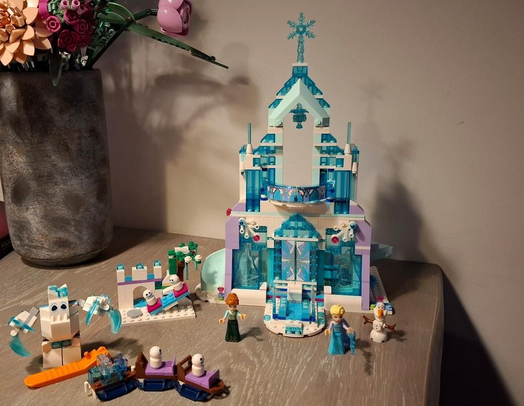 Lego Disney Frozen kasteel 43172, Inclusief minifiguren, Gebruikt, Lego, Ophalen of Verzenden