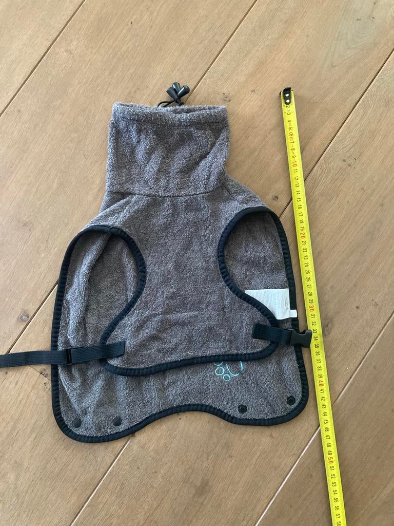 Trixie badjas hond grijs 30cm, Dieren en Toebehoren, Ophalen of Verzenden, Zo goed als nieuw