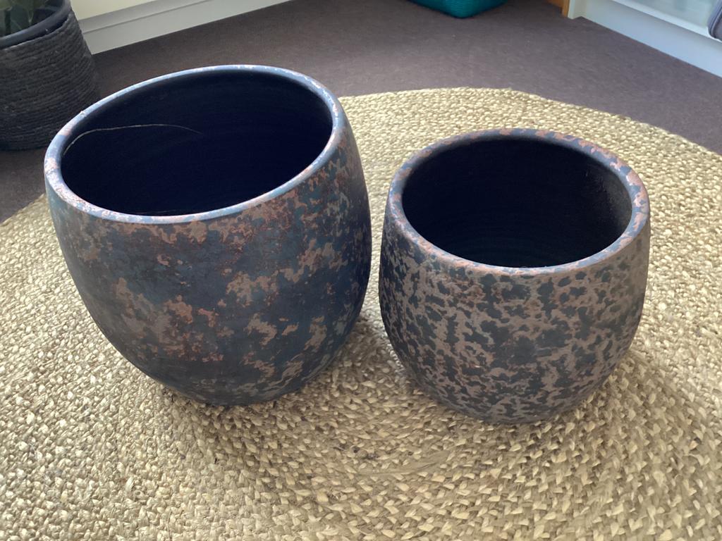 Mica planten potten, Ophalen, Steen, Rond, Binnen