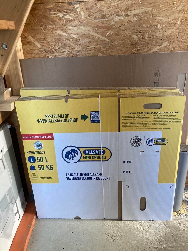29 nieuwe verhuisdozen IKEA / ALLSAFE, Ophalen, Doos, Opvouwbaar, Nieuw