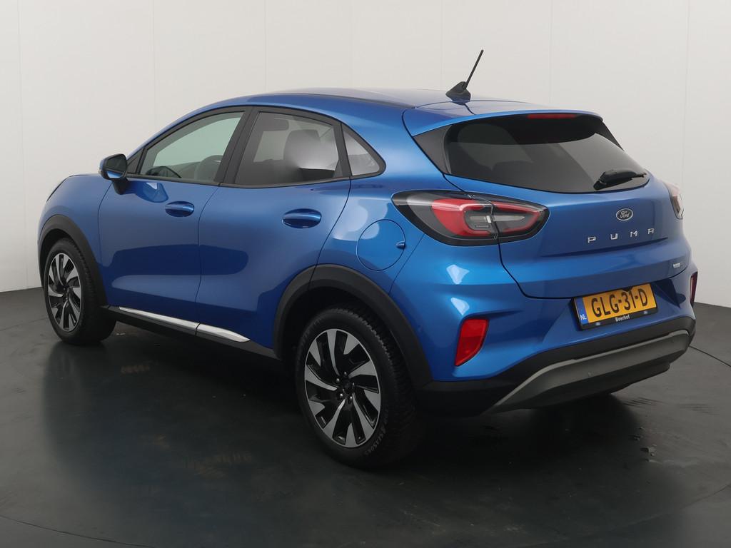 Ford Puma EcoBoost Hybrid Titanium | Elek achterklep | Winte, Stof, Blauw, 665 kg, Bedrijf