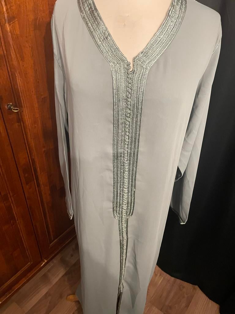 Nieuwe Marokkaanse Kaftan Maat 46/48 met Brede Sfifa, Ophalen of Verzenden, Nieuw, Maat 46/48 (XL) of groter, Overige kleuren