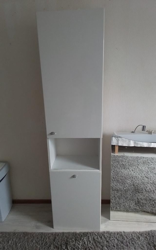 Badkamer kasten, Huis en Inrichting, Badkamer | Badkamermeubels, Ophalen, (Half)hoge kast, Minder dan 50 cm, 100 tot 150 cm