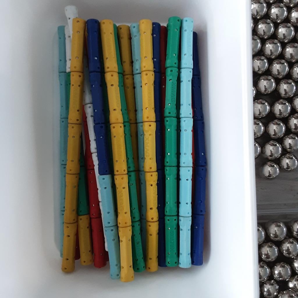 Xmag magnetisch bouwspeelgoed: 296 delig, Ophalen, Gebruikt, Bouwen