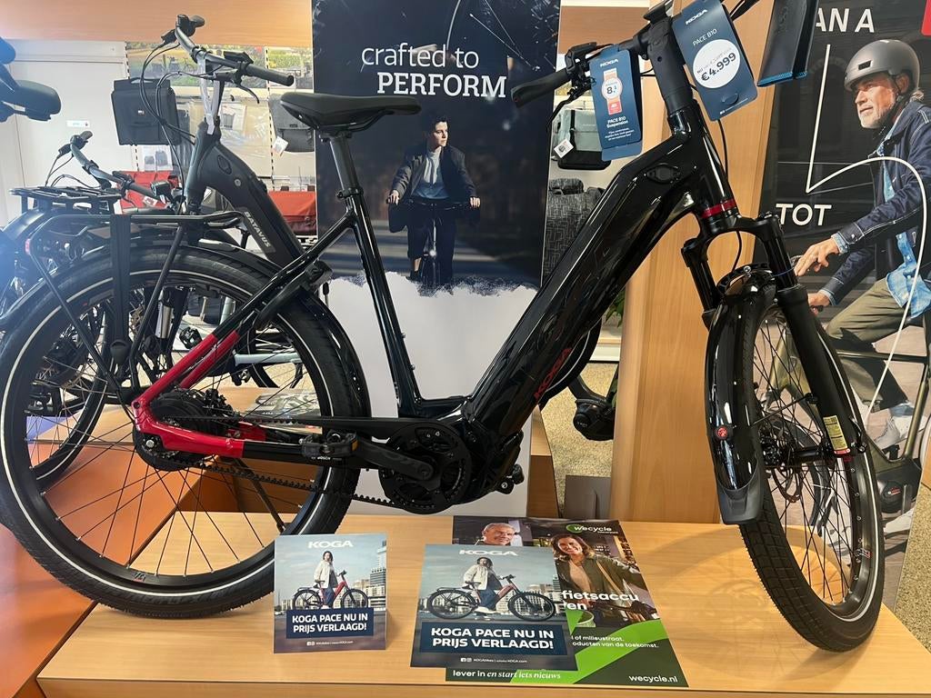 Koga Pace E-bike Bosch Performance CX Maat L (54cm) NIEUW!, Nieuw, 51 tot 55 cm, 50 km per accu of meer, Ophalen