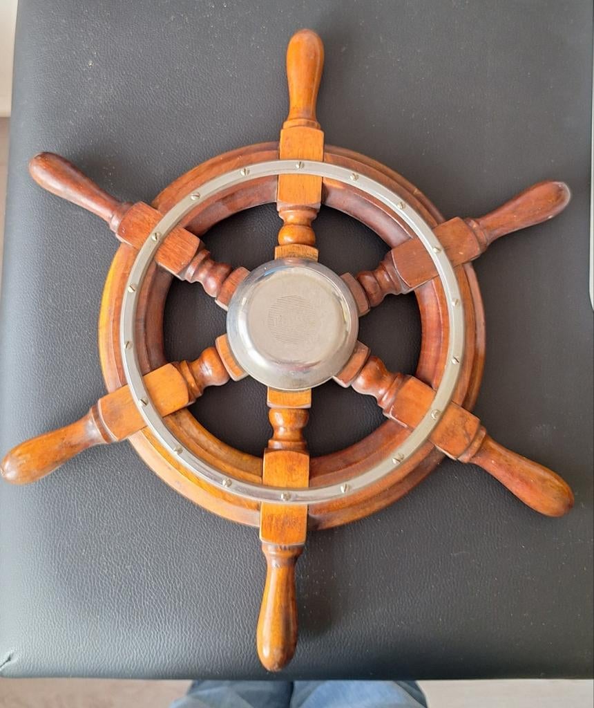 Origineel Vetus scheepsroer van hout en metaal, Ophalen of Verzenden, Gebruikt, Zeilboot of Motorboot