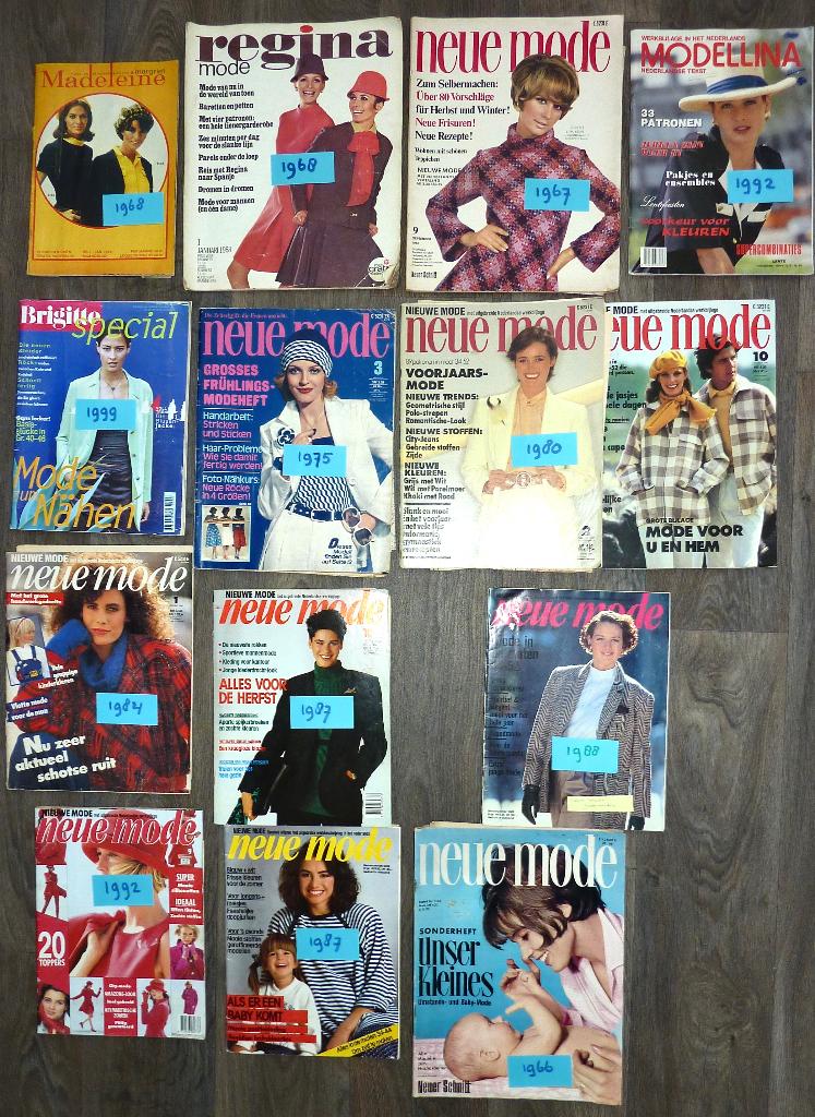MADELEINE, REGINA, MODELLINA, NEUE MODE e.a.bladen (retro), Overige typen, Vrouw, Zo goed als nieuw, Ophalen