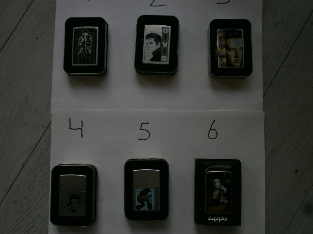 elvis zippo's nieuw 40,00 € per stuk, Ophalen of Verzenden, Nieuw, Aansteker