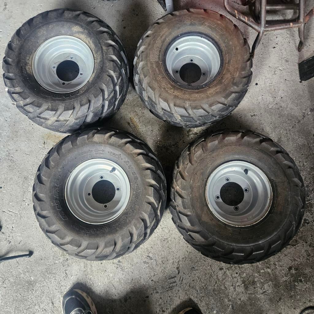 Quad banden set met velgen duro HF247 8 inch 4x110, Ophalen