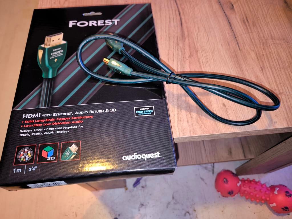 Audioquest Forest Premium High End HDMI-kabel 1m, Ophalen of Verzenden, Zo goed als nieuw, Minder dan 2 meter, HDMI-kabel