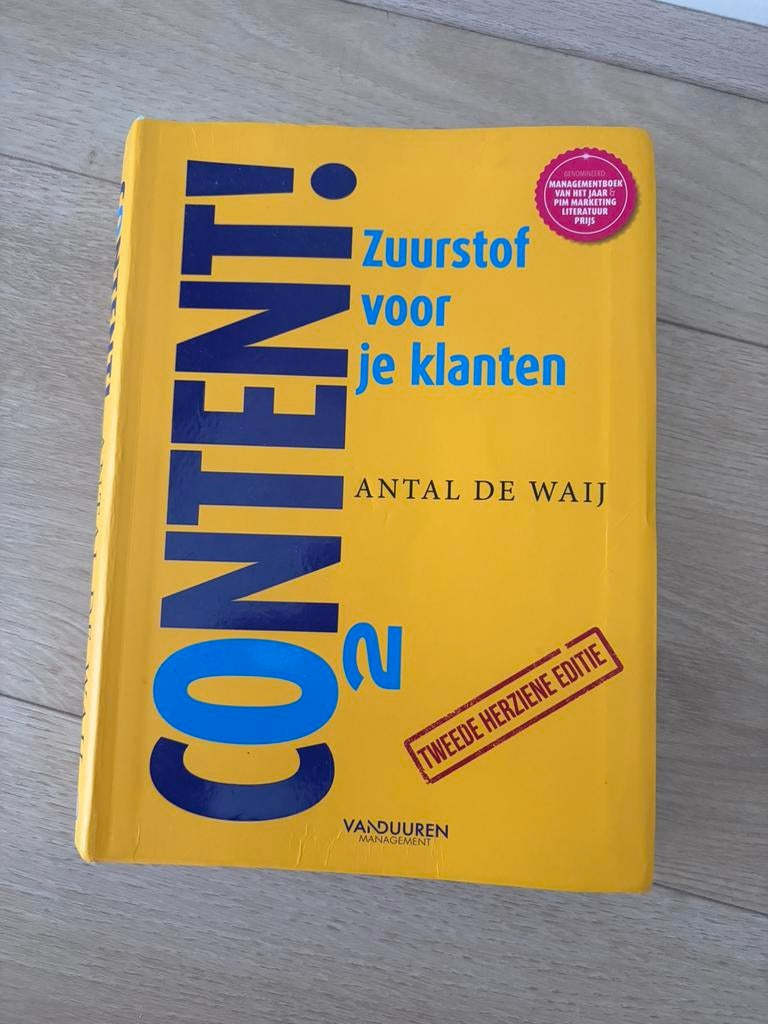 CONTENT! Zuurstof voor je klanten, Ophalen of Verzenden, Zo goed als nieuw, Overige uitgevers, Nederlands