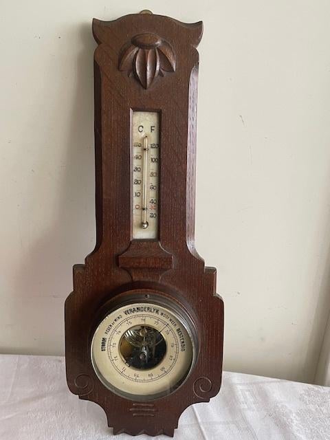 Antieke Barometer, Ophalen of Verzenden, Gebruikt