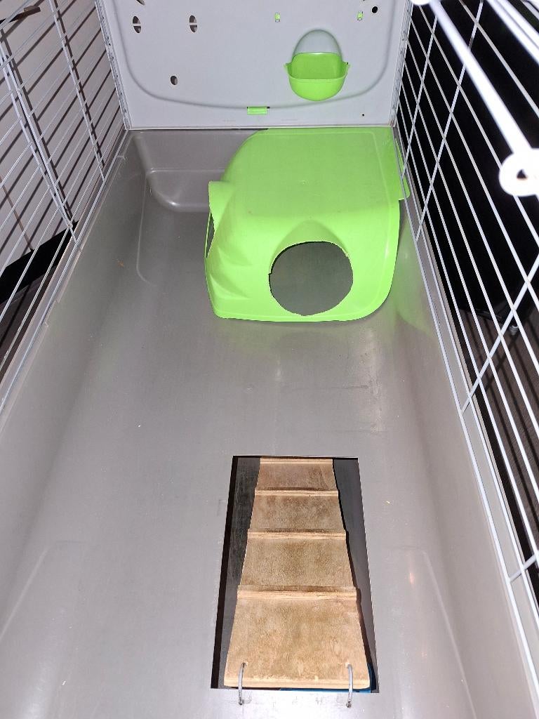 Dubbel konijnenhok voor binnen Merk :Savic, Ophalen, Kooi, Zo goed als nieuw, Hamster