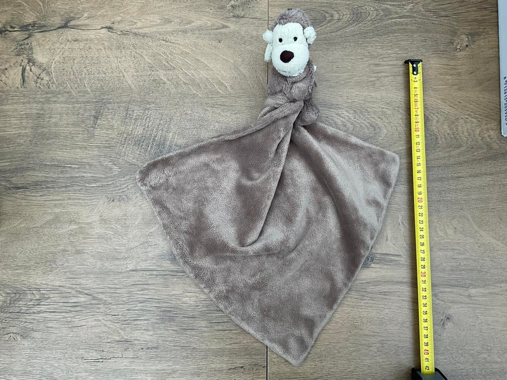 Nieuw zgan Jellycat Monkey knuffeldoekje aap doekje, Ophalen, Jellycat, Overige karakters, Overige typen