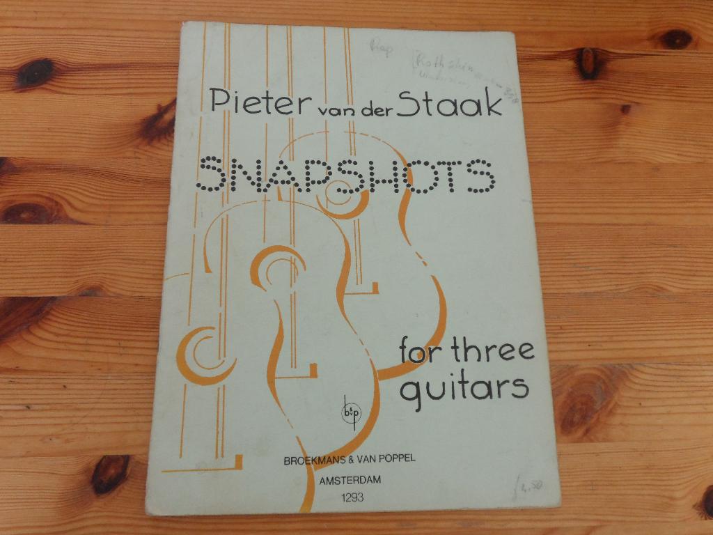 Pieter van der staak, Muziek en Instrumenten, Ophalen of Verzenden, Artiest of Componist, Populair, Gitaar