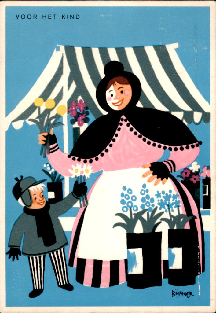Voor het kind, de mooiste bloemen, Wim Bijmoer, Verzenden, 1960 tot 1980, Gelopen, Kinderen
