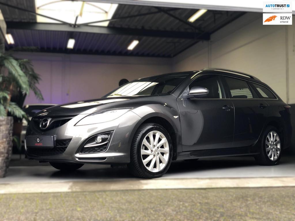 Mazda 6 Sportbreak 2.0 155pk BOSE/LEER/CRUISE/TOPSTAAT!, Voorwielaandrijving, Zwart, 4 cilinders, 6 sportbreak