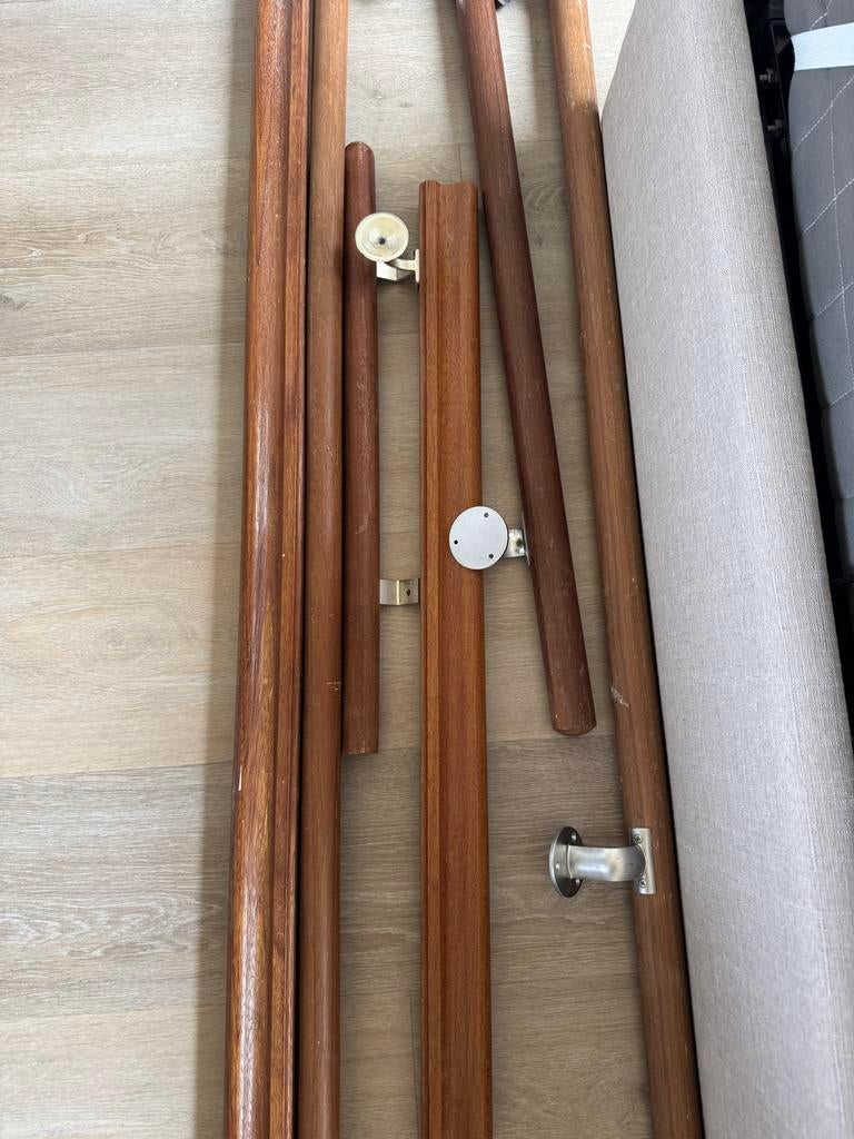Houten balustrades, Gebruikt, 25 tot 50 mm, Overige typen, Ophalen of Verzenden