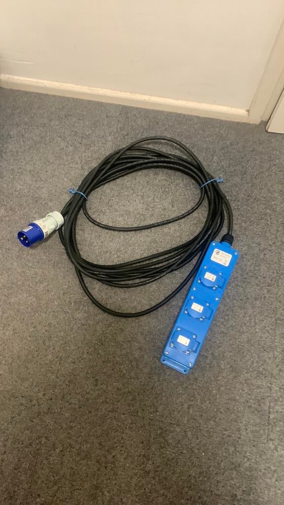 Cee camping stekkerdoos als nieuw, Caravans en Kamperen, Ophalen of Verzenden, Zo goed als nieuw