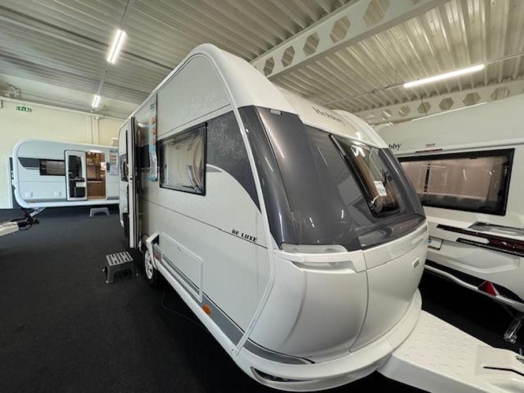 Hobby De Luxe 460 UFE 2026 BLACKLINE ACTIE!!!, Standaardzit, Bedrijf, Schokbreker, 5 tot 6 meter