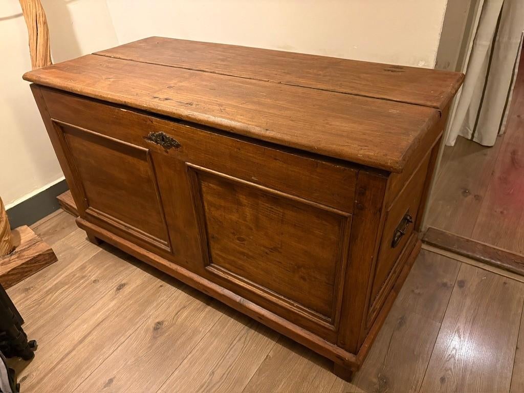 Antieke Dekenkist, Ophalen, Gebruikt, 100 tot 150 cm, 50 tot 75 cm